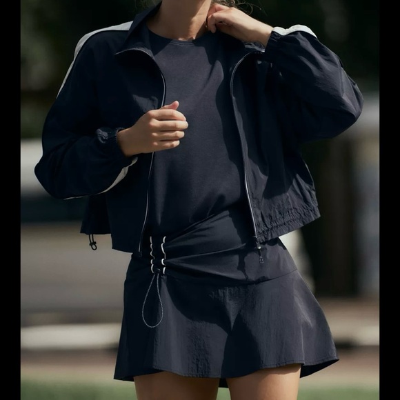 NWT ZARA ADJUSTABLE WAIST SKORT